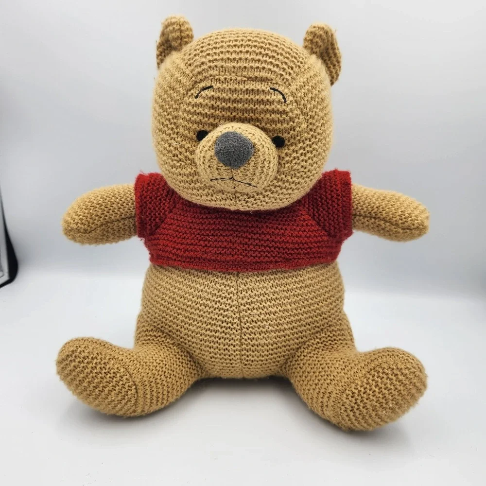 Disney Parks Winnie The‎ Pooh Knit Plush Toy